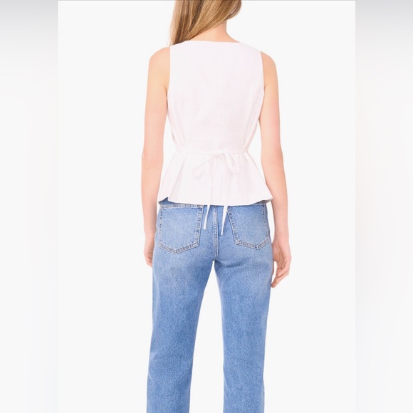 Parker, The Amayah Linen Blend Square Neck Vest in Light Pink. New.Tags removed - Picture 6 of 6